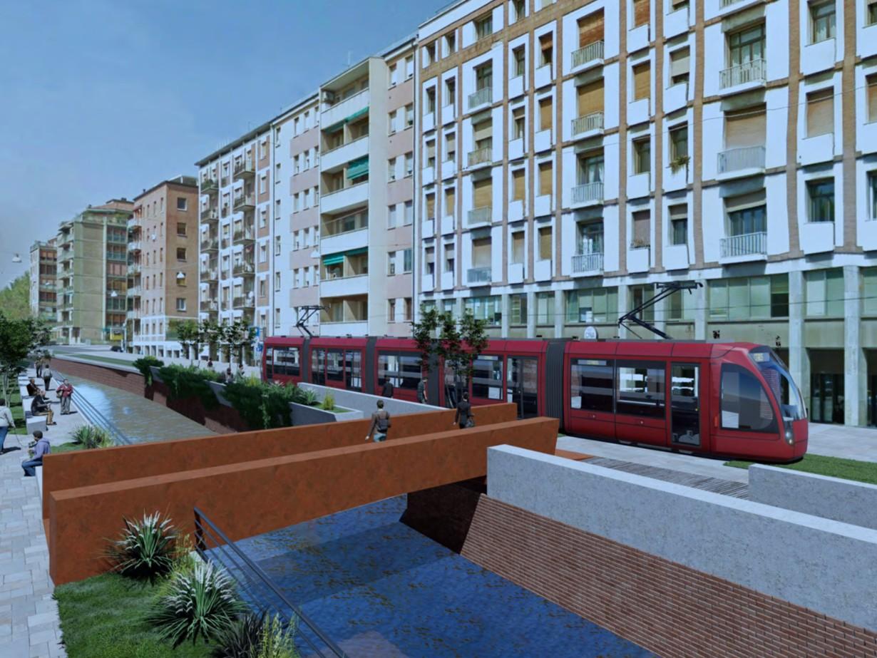 tram linea rossa bologna