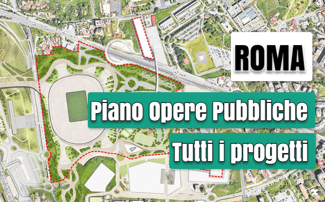 Roma Piano opere pubbliche