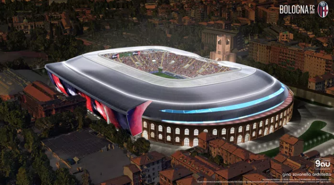 gino zavanella restyling stadio bologna