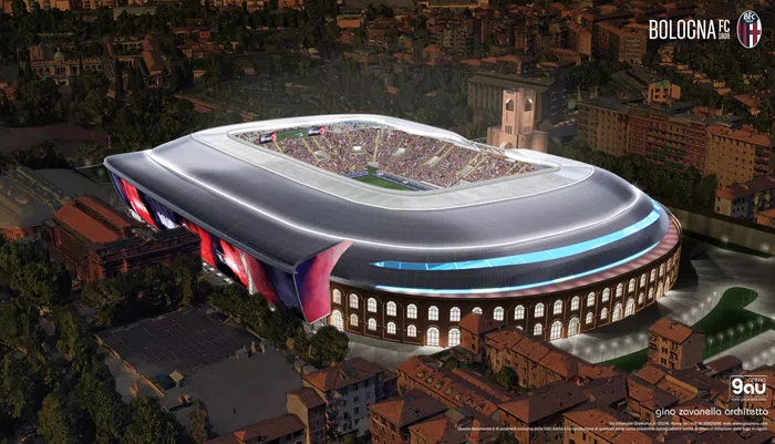 gino zavanella restyling stadio bologna