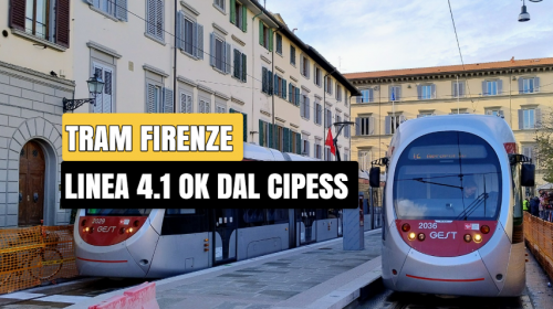 tram firenze linea 4.1 - copertina