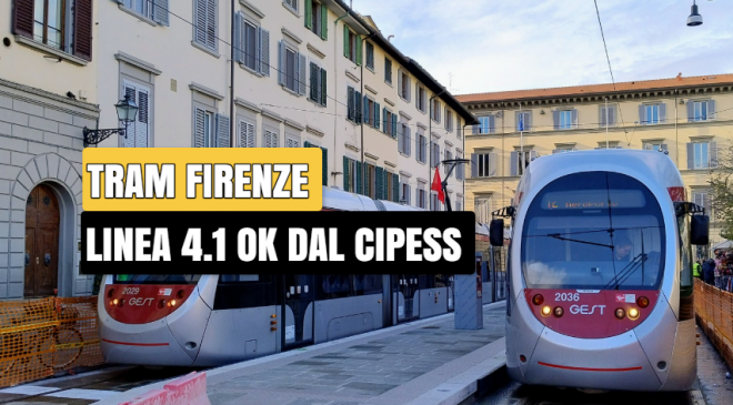 tram firenze linea 4.1 - copertina