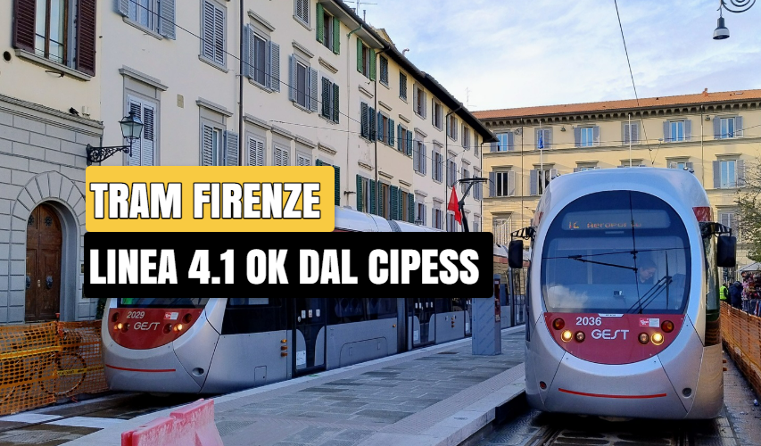 tram firenze linea 4.1 - copertina