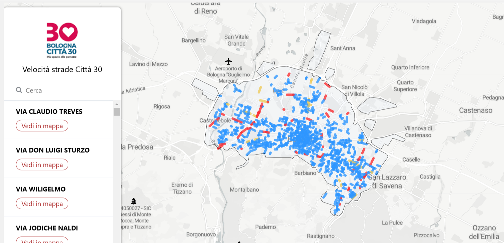 bologna città 30