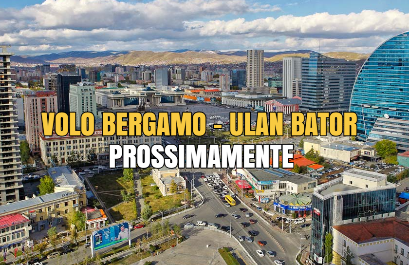 volo Bergamo - Ulan Bator