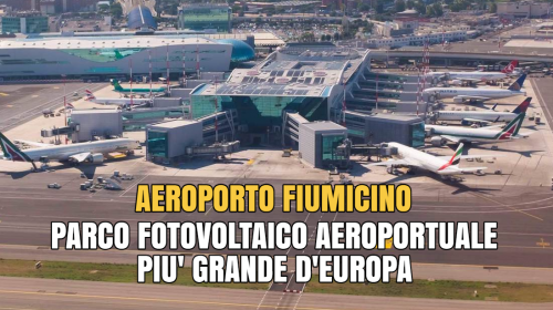 aeroporto fiumicino parco fotovoltaico aeroportuale