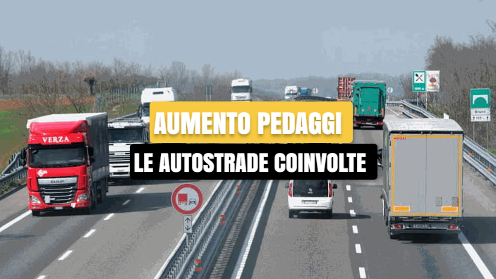 aumento pedaggi autostradali