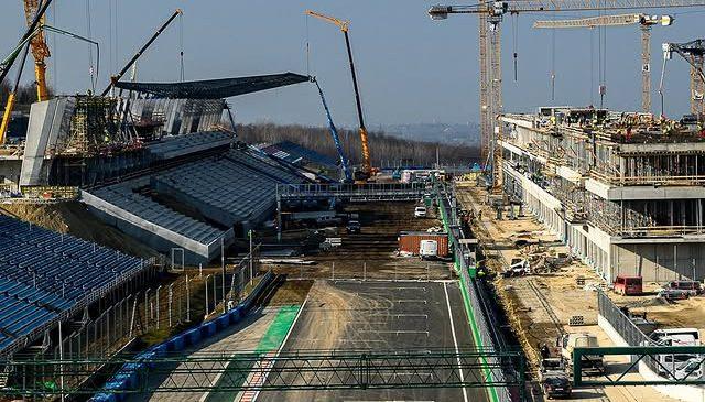 I lavori all’Hungaroring per il 40° Gran Premio d’Ungheria