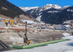 Il ponte Valnit nel secondo tubo della Galleria del Gottardo