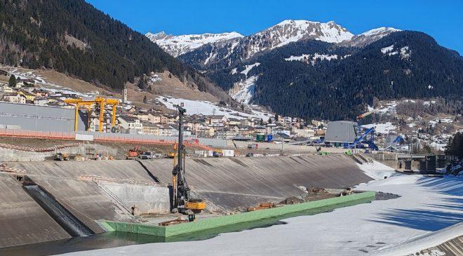 Il ponte Valnit nel secondo tubo della Galleria del Gottardo