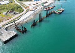 Trieste, lavori in corso al porto: palancolatura e nuove tubazioni