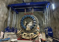 Galleria Scolmatore del Bisagno: posizionata la testa della TBM