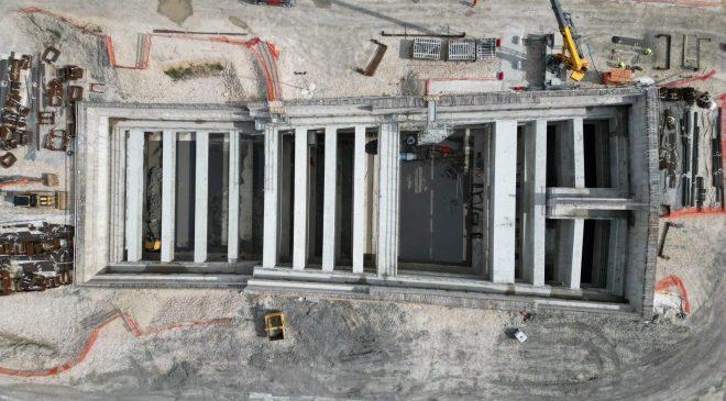 AV Napoli–Bari: il pozzo di lancio TBM per la galleria Hirpinia