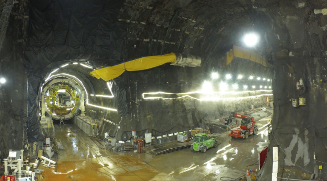 TBM Viviana pronta allo scavo TELT Lione-Torino