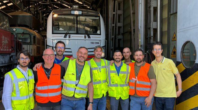 Prima consegna della locomotiva Siemens Vectron MS a RTC