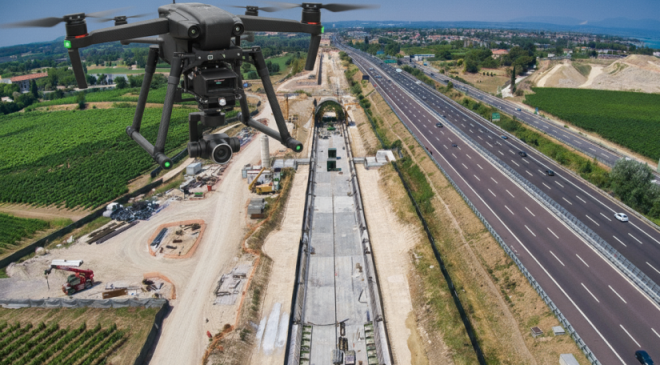 Tav Brescia Est-Verona: droni per la sicurezza nella linea