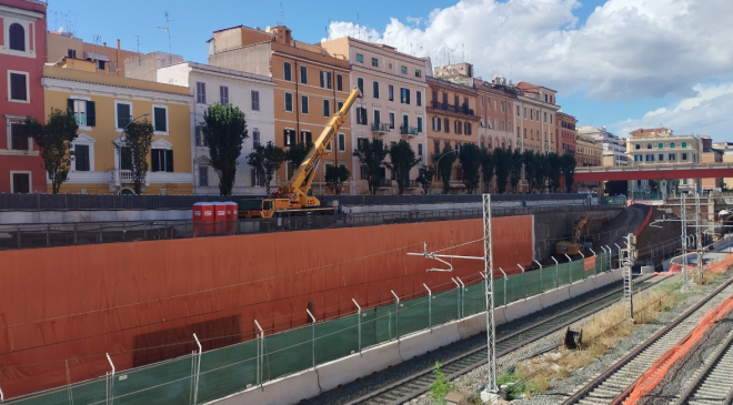 Roma: alla stazione Pigneto si lavora su paratìe e solette