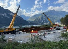 Nuovo ponte tra Dogna e Provagna