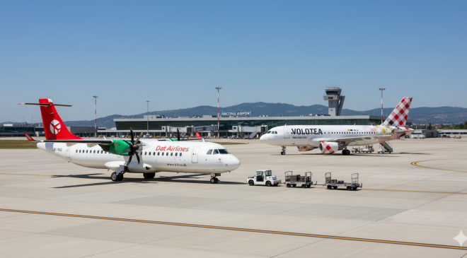 A Dat e Volotea le rotte di continuità territoriale da Ancona