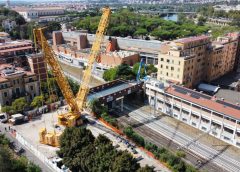 Varato il nuovo ponte Giulio Rocco a Ostiense
