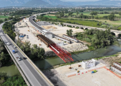Posato il Viadotto Calore sulla linea Napoli-Bari
