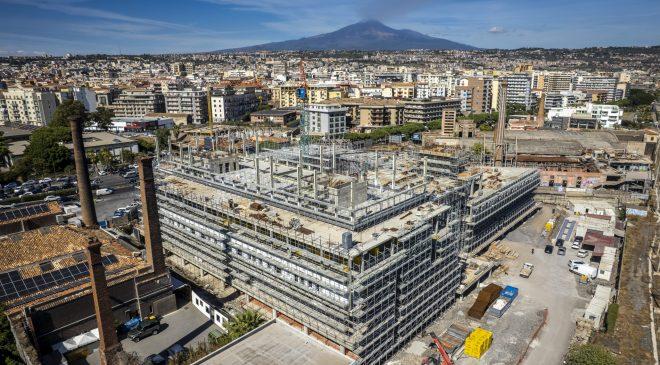 La nuova Cittadella giudiziaria di Catania (in costruzione)