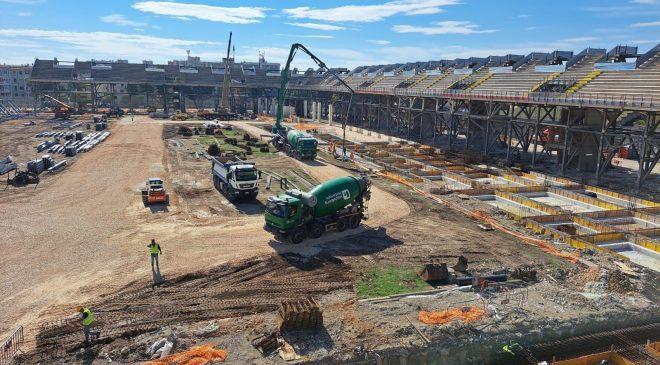 Riqualificazione stadio Erasmo Iacovone a Ottobre 2025