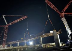 Bosco dello sport: varato il blocco centrale del viadotto