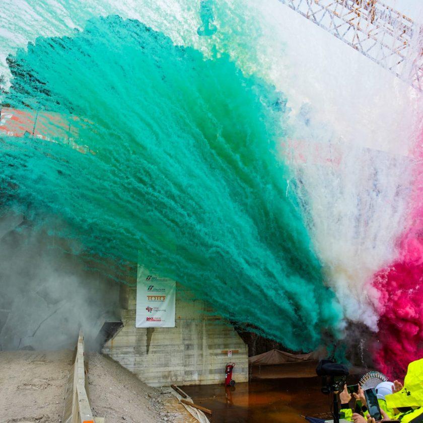 Abbattimento diaframma galleria Cefalù 2