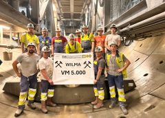 Galleria di Base del Brennero: Tbm Wilma raggiunge i 5 km