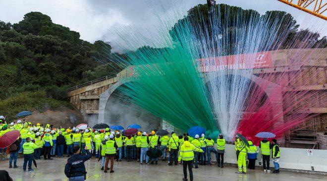 Galleria Cefalù: abbattuto ultimo diaframma canna dispari