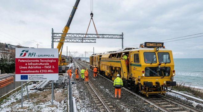 Linea Pescara-Foggia: al via terza fase dei lavori di