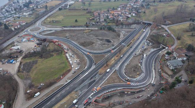Inaugurato il nuovo svincolo di Piona sulla SS36