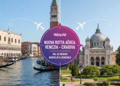 Nuovo collegamento aereo Venezia – Craiova con Wizz Air