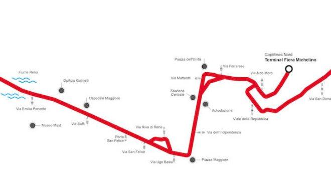 Tram Bologna: la linea rossa verrà temporaneamente accorciata