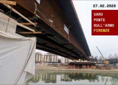 Firenze | Il giorno del varo del ponte sull’Arno