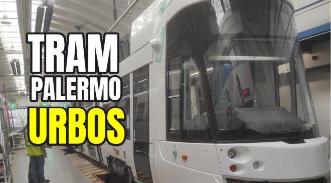 Nuovi tram Palermo: test in corso degli Urbos Ut1 in Spagna