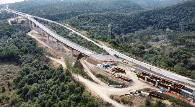 Viadotto “La Coscia” aperto lungo la Grosseto-Siena