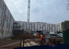 Padova | Il cantiere del nuovo studentato in via del Pescarotto verso il completamento