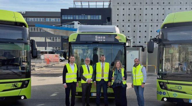 Bolzano: nuovi autobus elettrici e a idrogeno in servizio