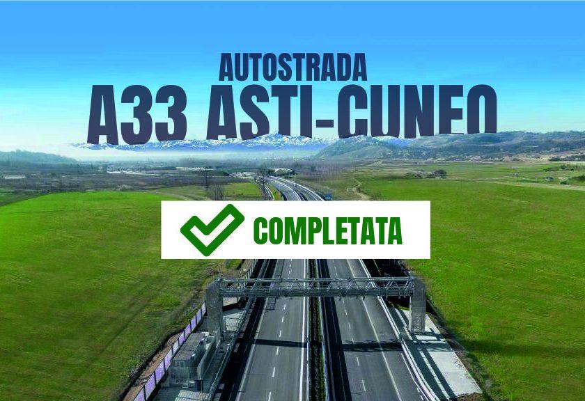 autostrada A33 Asti – Cuneo_completata