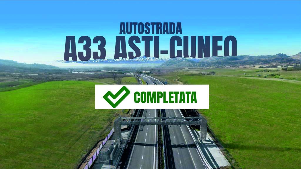 autostrada A33 Asti – Cuneo_completata