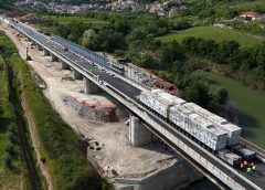 AV/AC Napoli – Bari: concluse le prove di carico viadotto Calore Ponte