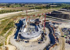 Parma: i lavori alla cassa di espansione del torrente Baganza