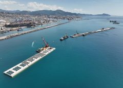 Posizionato il ventiduesimo cassone della nuova diga foranea di Genova