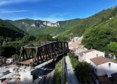 Raddoppio Genga–Serra San Quirico: varo del viadotto VI02