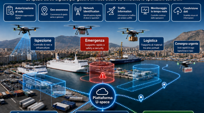 U-Space: integrazione dei droni nel porto di Palermo