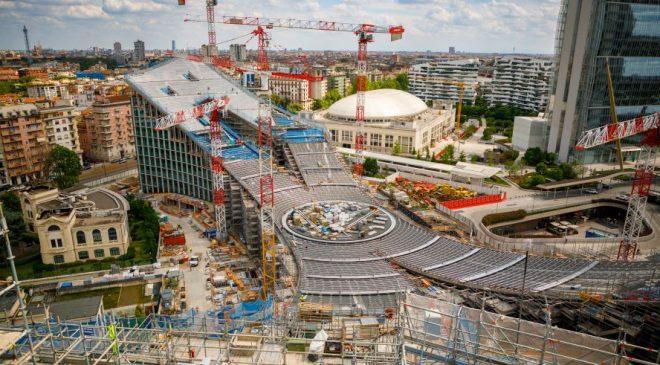 CityWave a Milano: completamento della canopy di CityLife