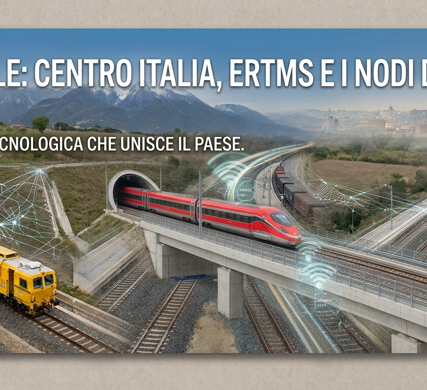 Il Centro Italia, il Nodo di Roma e la spinta tecnologica dell'ERTMS