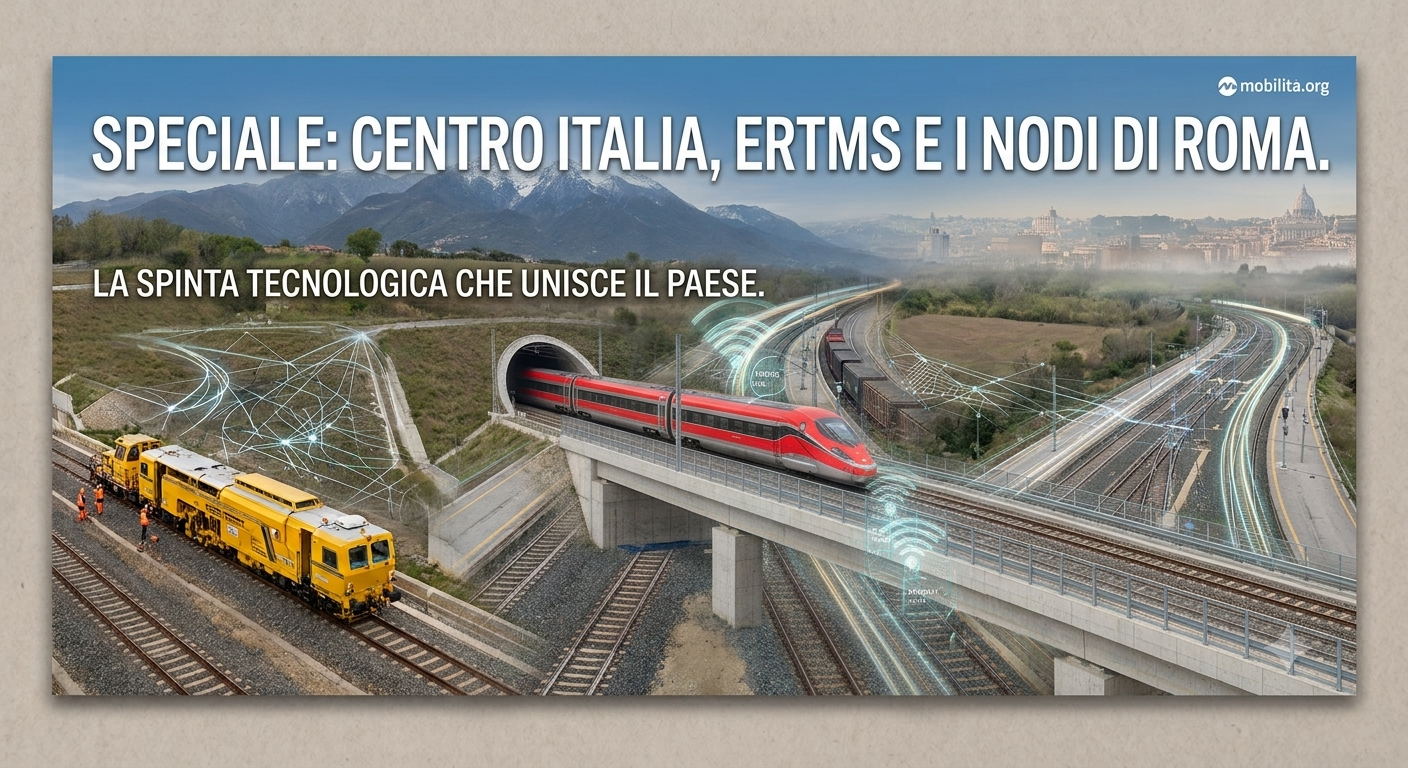 Il Centro Italia, il Nodo di Roma e la spinta tecnologica dell'ERTMS